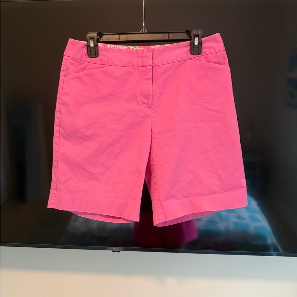 Lilly Pulitzer Hot Pink Bermuda Shorts